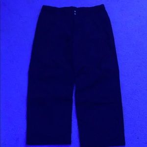black lands end snow pants